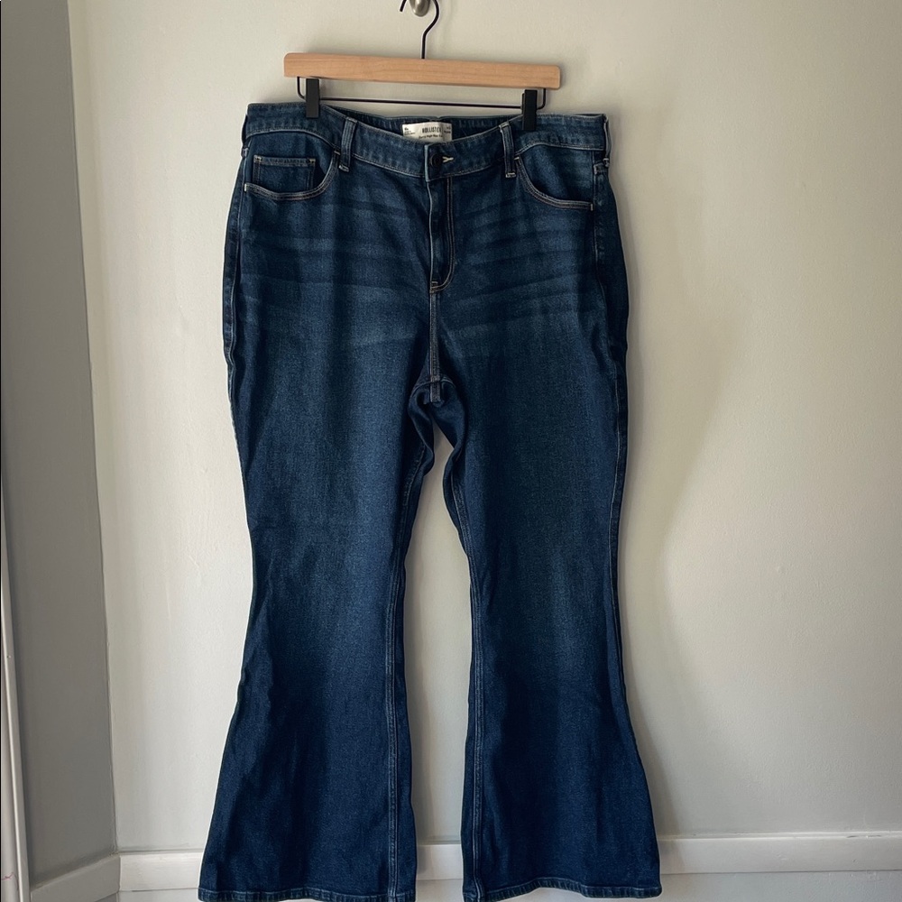 Hollister Dark Blue Flare Jeans